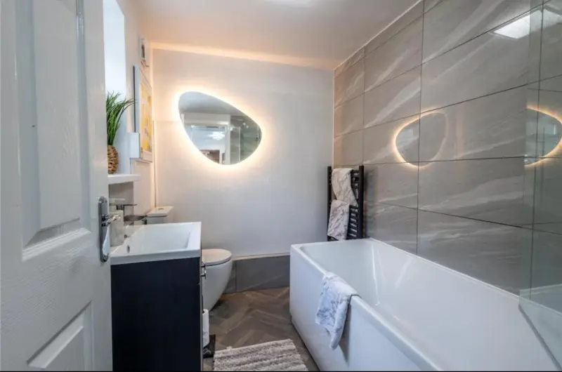 Bathroom at the Shropshire Retreat house, Telford
